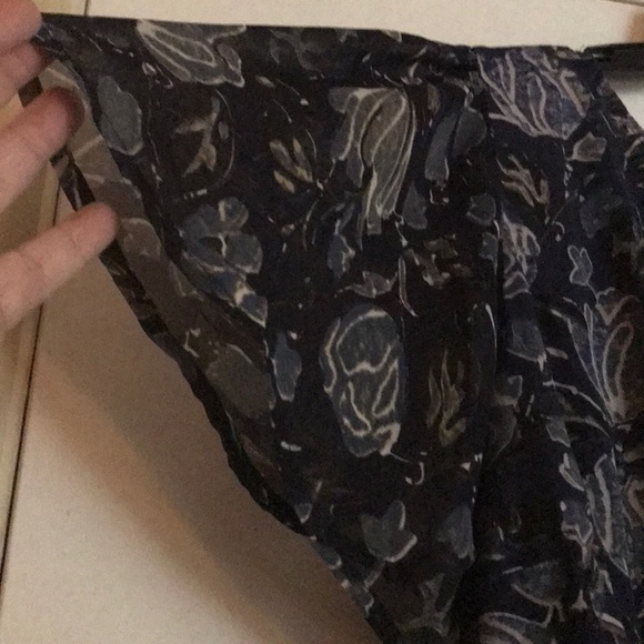 🔥2XHP🔥NWT Lucky Brand floral peasant career top - Picture 4 of 8